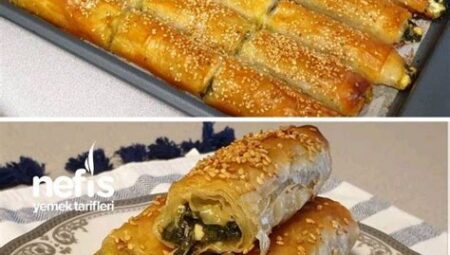 Ispanaklı ve Peynirli Sağlıklı Börek Tarifleri